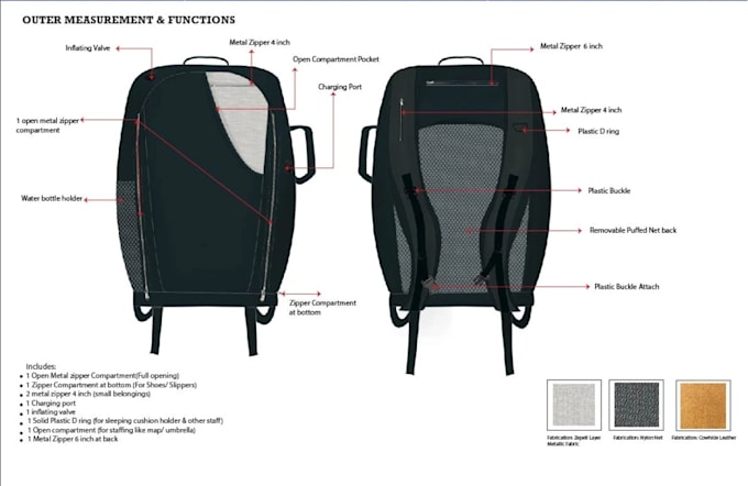 design handbag backpack, duffle bag tech pack, bag design, bag tech pack