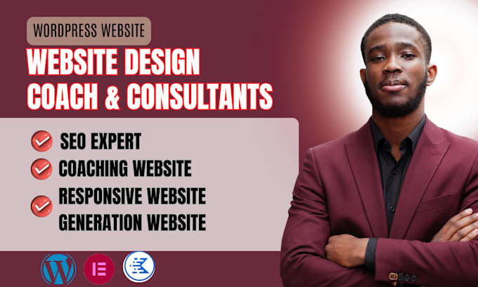 design a coaching website for a life coach, consultant, speaker, trainer website