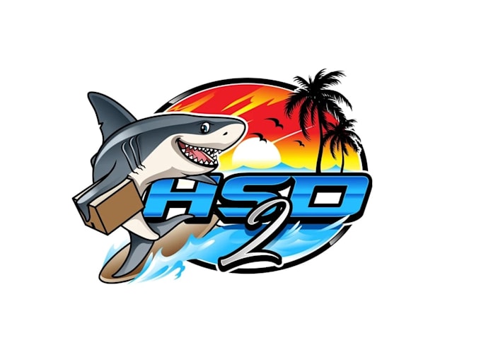 create attractive and imagination shark logo design