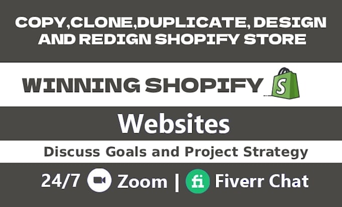 copy clone duplicate or design redesign shopify store