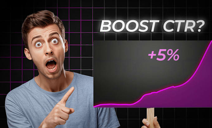 design catchy youtube thumbnail
