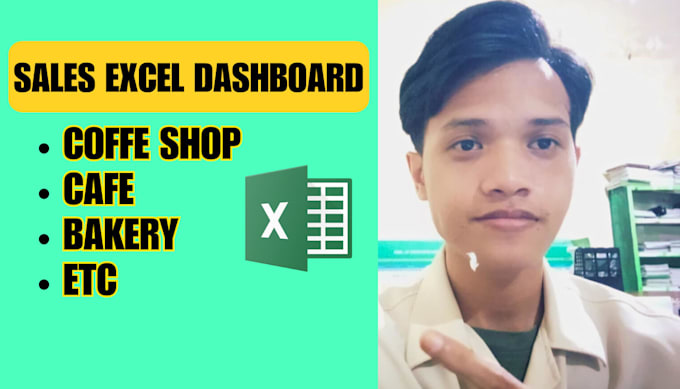 create sales report or dashboard in excel for your business