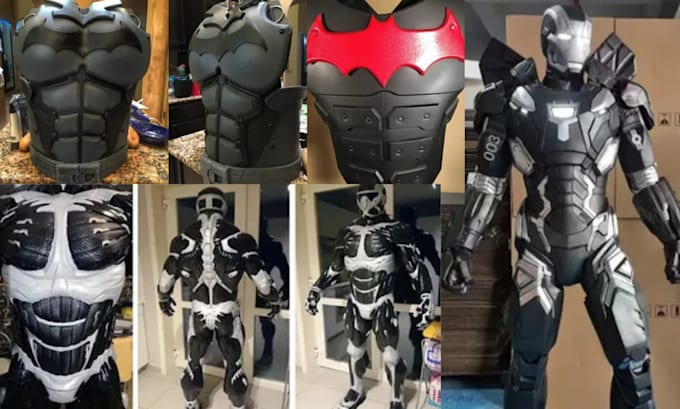 Design 3d wearable cosplay creation props armor scifi cosplay for 3d ...