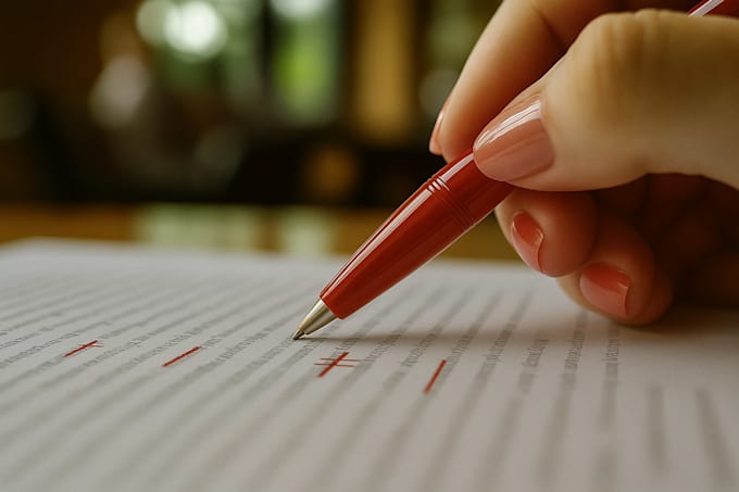proofread, edit, and improve any manuscript