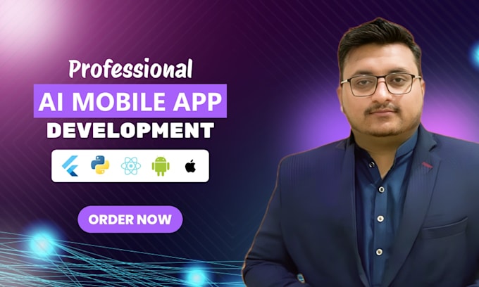 design and develop a react native ai mobile app or ios app development