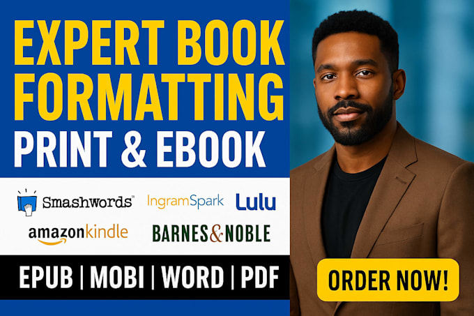 kindle book formatting and layout design for amazon KDP and lulu book publishing