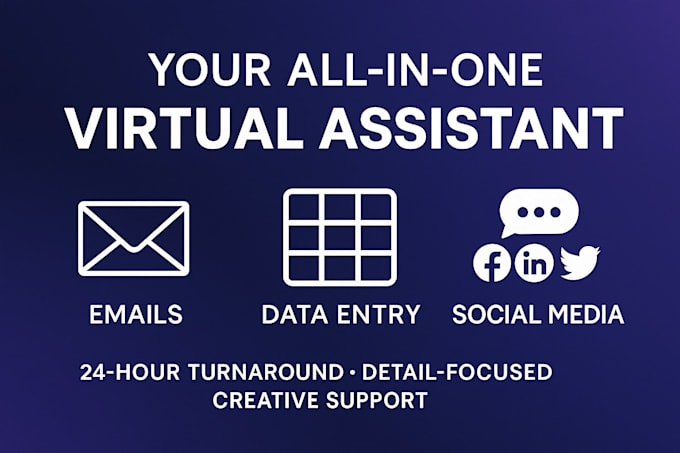 help with emails social media and office tasks