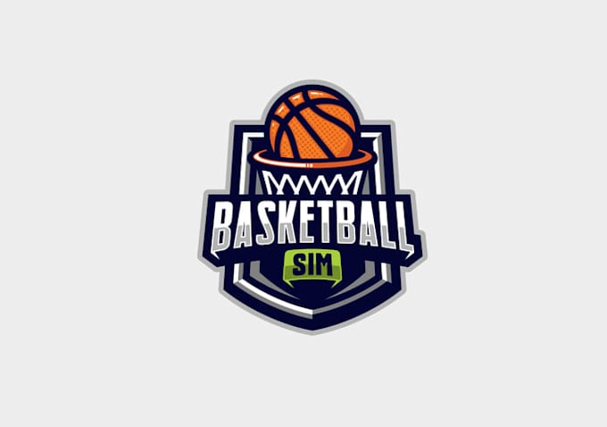Design awesome basketball simulator logo by Hussain_mills | Fiverr