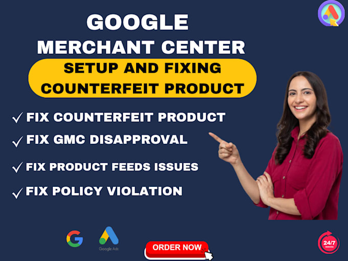 resolve gmc misrepresentation policy violation causing counterfeit product issue