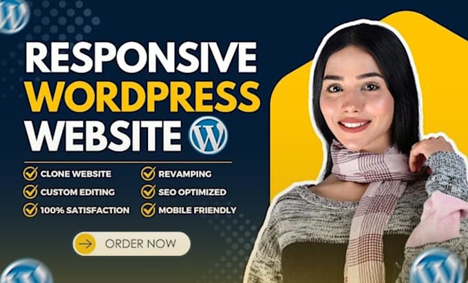 design and develop a responsive wordpress website asap