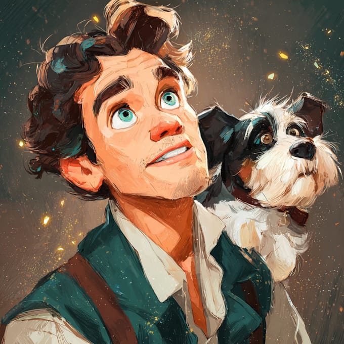 create amazing disney pet portrait