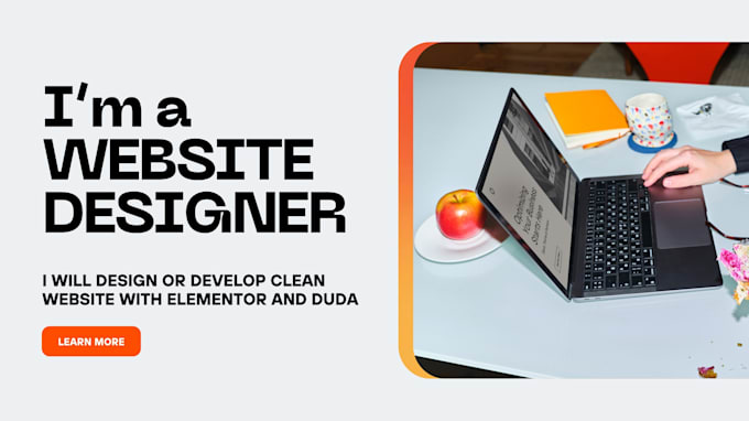 design or develop clean website with elementor and duda, travel tour website