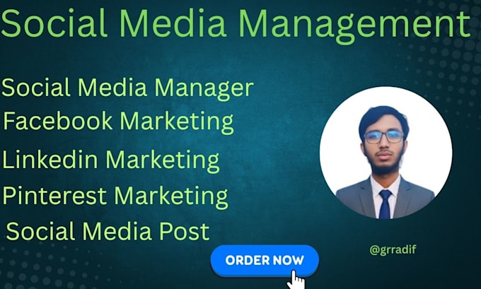 be your creative and result driven social media manager
