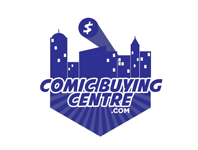 design high quality comic buying center logo