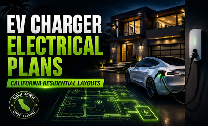 design california ev charger electrical layouts for homes