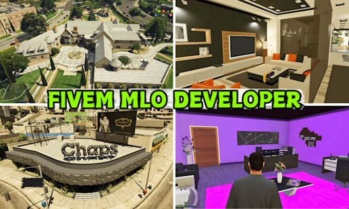 create custom redm mlo design, redm map building, redm server mlo