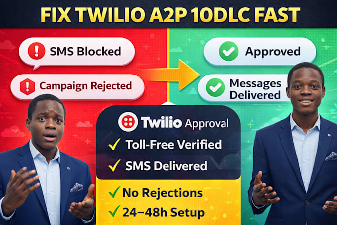 approve twilio toll free US number, a2p 10dlc registration
