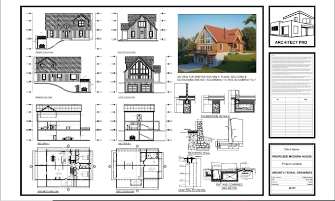 make architectural and construction drawing in autocad