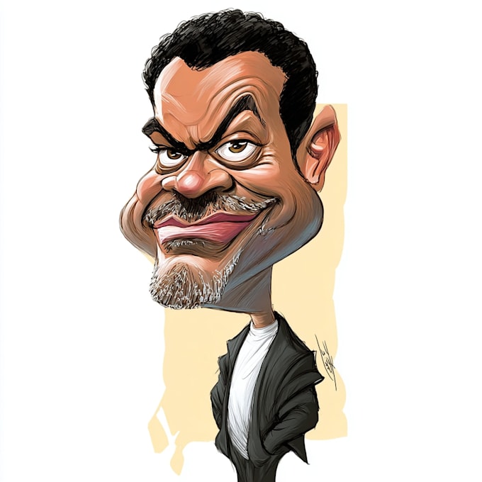 do digital caricature portraits for publishing