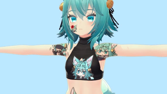 fix edit retexture optimize your vrchat furry avatar for pc quest 3d clothing