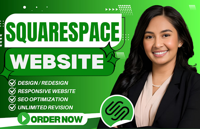 design or redesign a professional squarespace website for your business