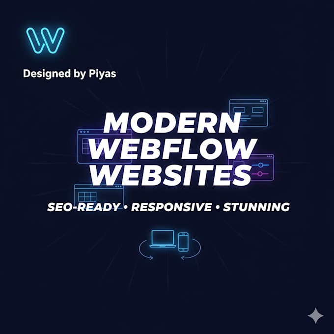 design a responsive webflow website with SEO and cms setup