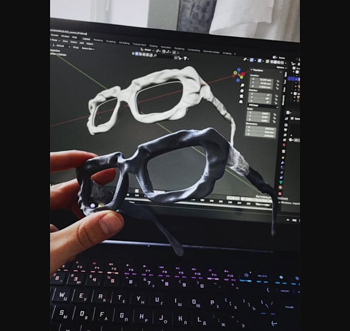 design professional eyewear tech pack design, factory tech pack and 3d rend
