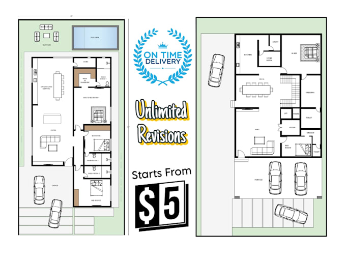 draw 2d floor plan, redraw or PDF to autocad