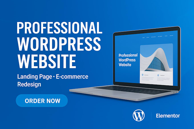 design and develop a professional modern wordpress website