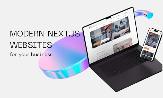 build a modern nextjs website for your business