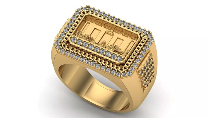 do 3d ring design, 3d jewelry design, 3d cad design, photorealistic rendering
