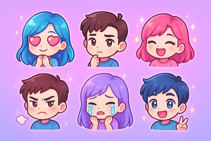 animation custom illustrated overlays emotes