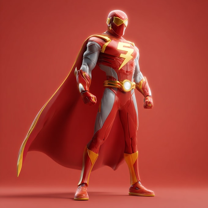 superhero character for comics