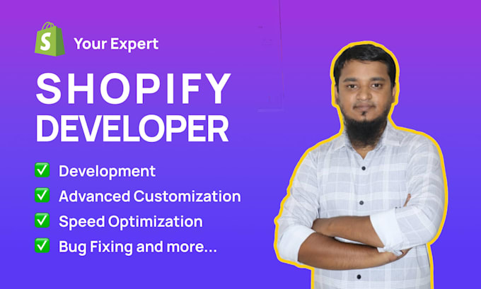 be your shopify developer for advanced liquid coding and bug fixing