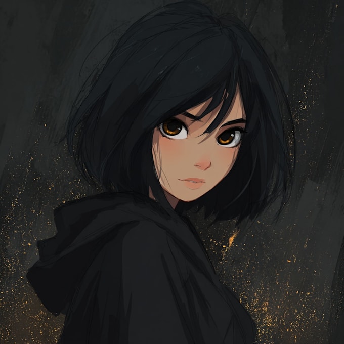 create a illustration anime or roleplaying character