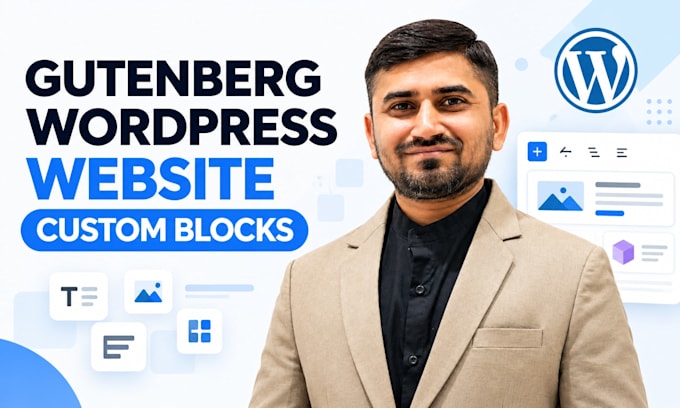 build a gutenberg wordpress website using custom blocks, gutenberg devloper