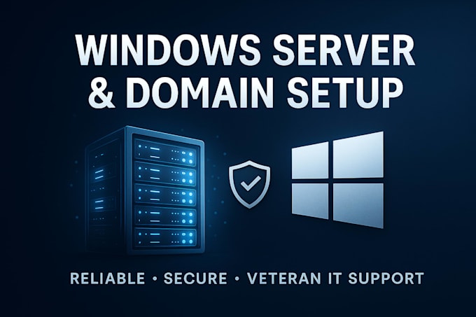 set up, configure, and optimize your windows server or domain network