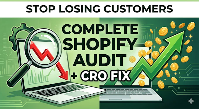 perform a shopify store audit and fix conversion rate optimization