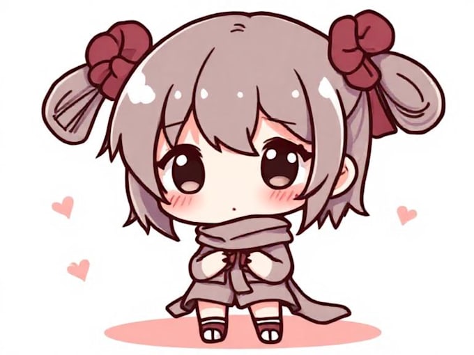 draw a cute chibi character