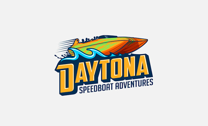 create stunning beautiful logo for florida speedboat rides