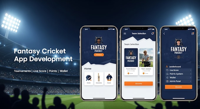 build fantasy cricket app with tournament and points system
