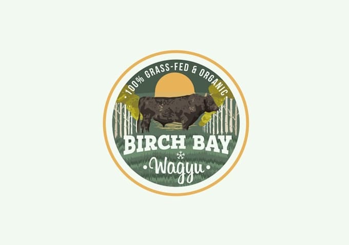 design top quality sustainability beef logo