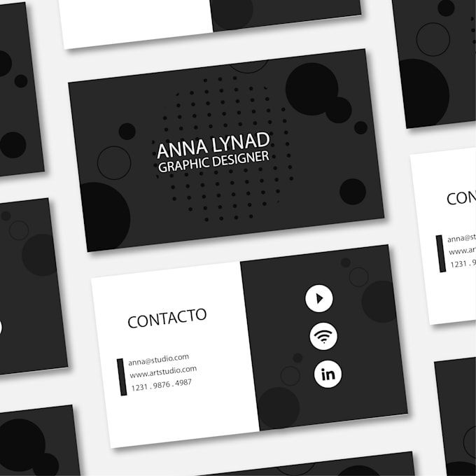 design a custom business card for your brand
