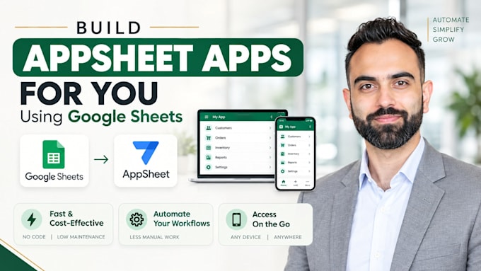 build appsheet for you using google sheets