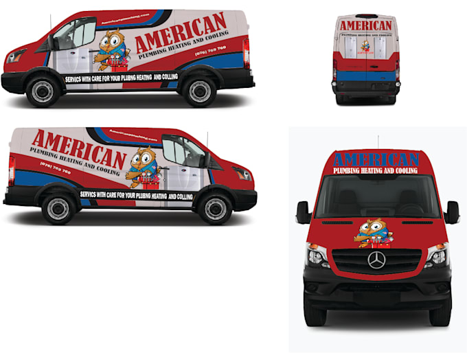 create van wrap design, car wrap design