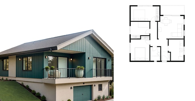 do professional architectural drawings, floor plans, cad