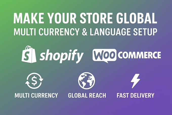 fix multi currency language converter build shopify website design woocommerce