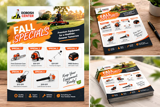 design professional product sheet, one sheet, business sheet