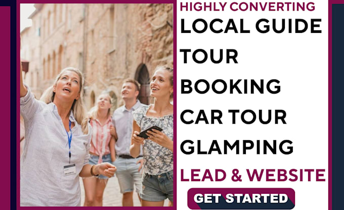 generate local tour guide glamping leads tour booking website
