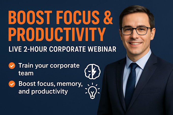 train your corporate team to boost focus, memory, and productivity